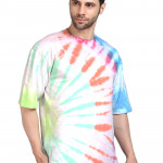UNISEX TIE AND DYED  OVERSIZED COTTON TSHIRT